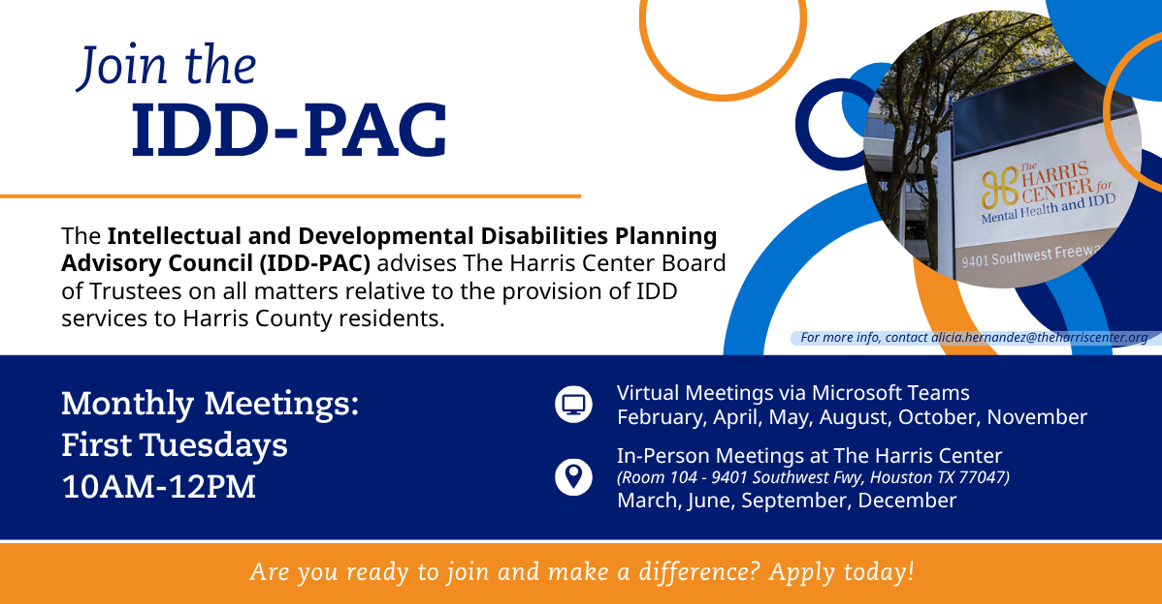 Join the IDD-PAC planning advisory council